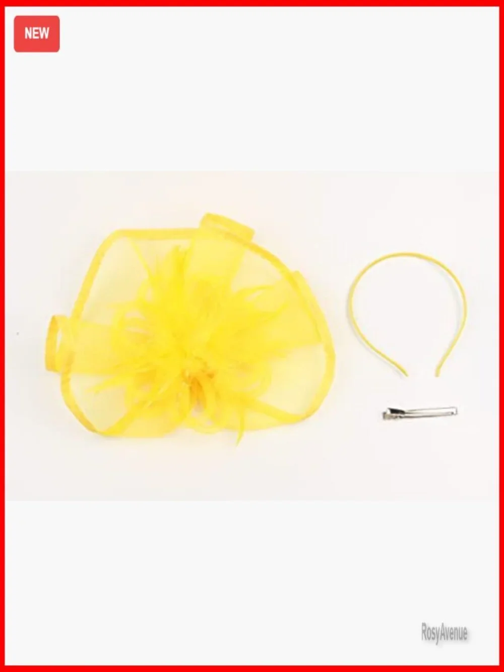 Adjustable Fascinator Hat with Feathers for Weddings Derby Tea Parties